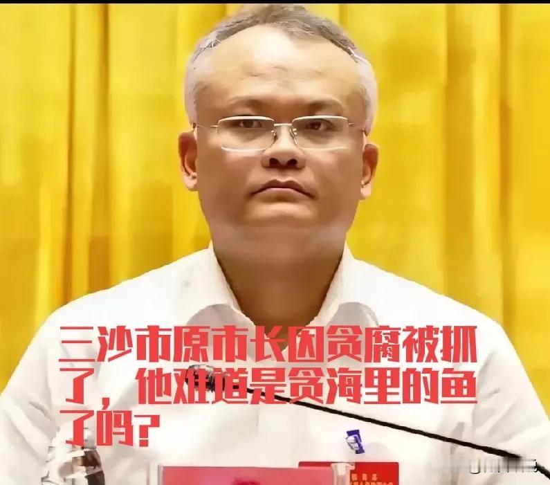 今天看到一个新闻，三沙市原市长因为贪腐被抓，直接震碎我三观。三沙市，一个2000