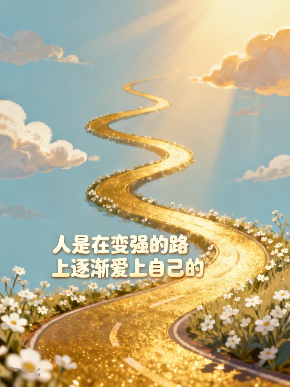 人是在变强的路上逐渐爱上自己的你有没有发现，以前的你，总在自卑、内耗、在意别人