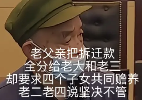 82岁的大爷有一女三男四个子女，他们的家庭条件都还不错。早年大爷有老宅宅基地1