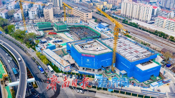 济南角楼庄A地块项目轮廓初现 助力老城复兴