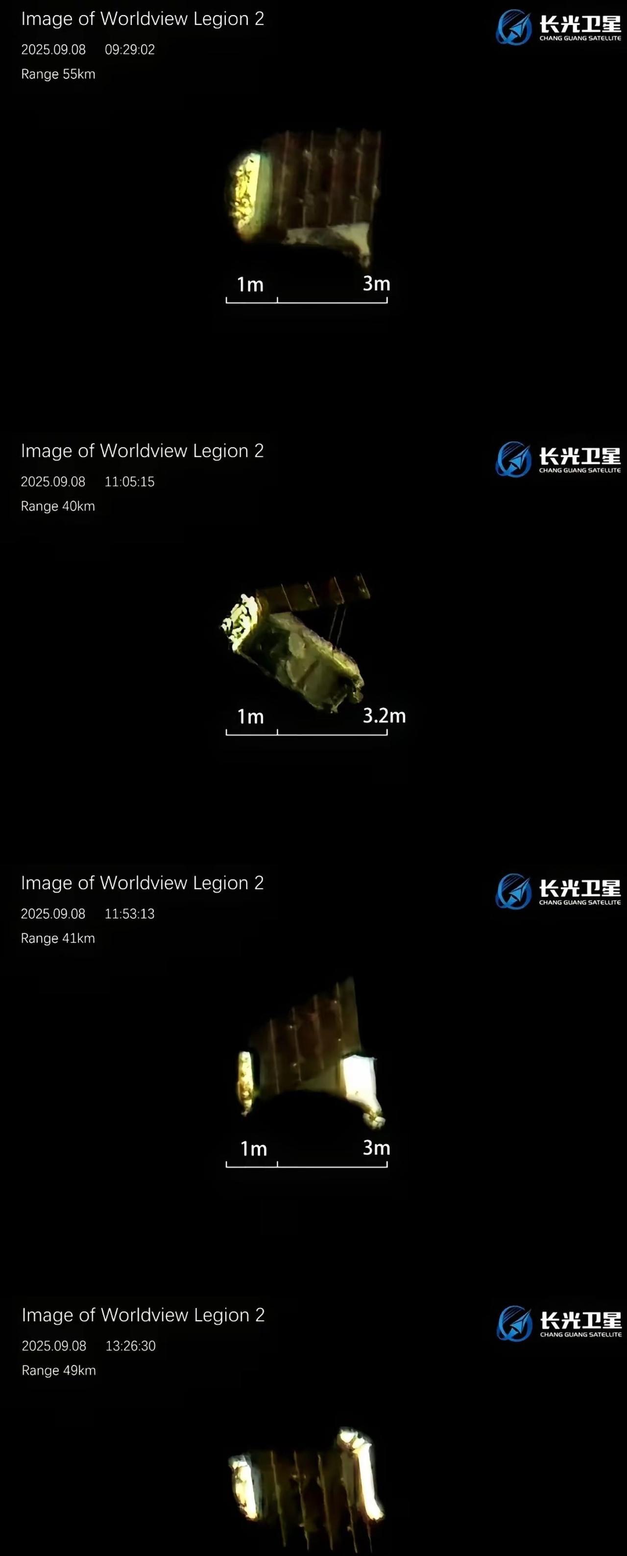 互相给对方的卫星拍照，“太空战”就是那么朴实无华且枯燥。看下面两张图，图1是我