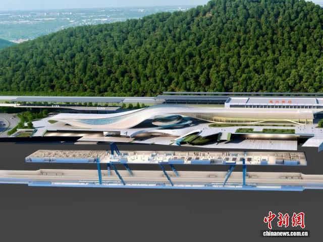 深汕铁路惠州南站站房工程正式开工建设