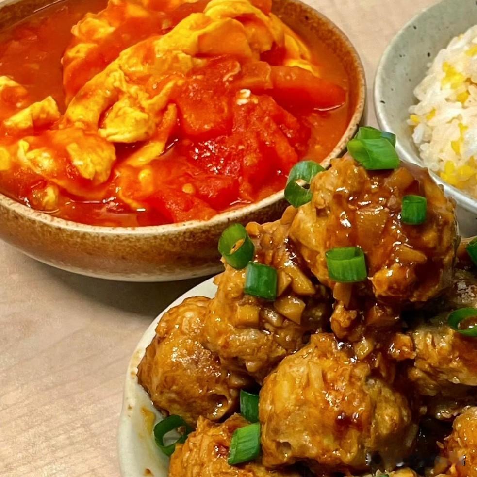 分享简单的晚餐