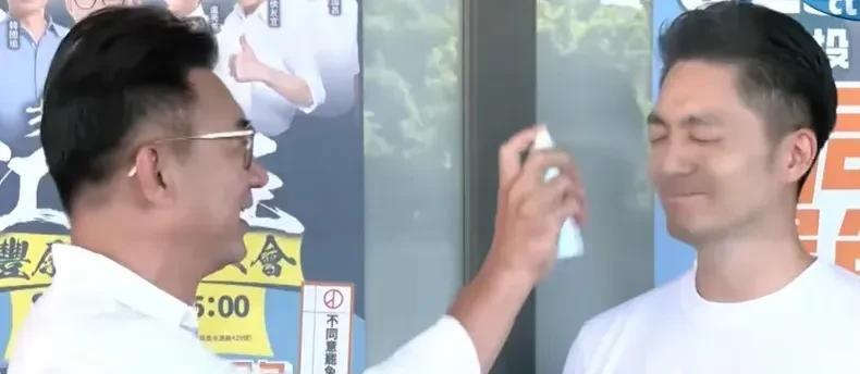 台北市长蒋万安今天赶赴台中市陪同台湾地区立法机构副负责人、国民党台中市立委江启臣