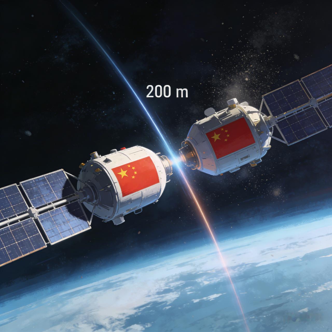 “200米近距离接近”事件发生在北京时间12月13日凌晨东太平洋上空