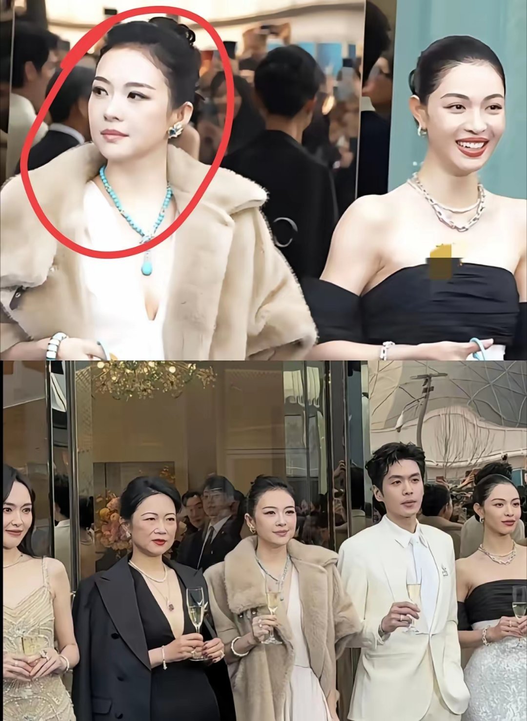 不怪章子怡有点黑脸，就换成任何一个女人都忍不了吧。明明自己是国/际影后，然而现在