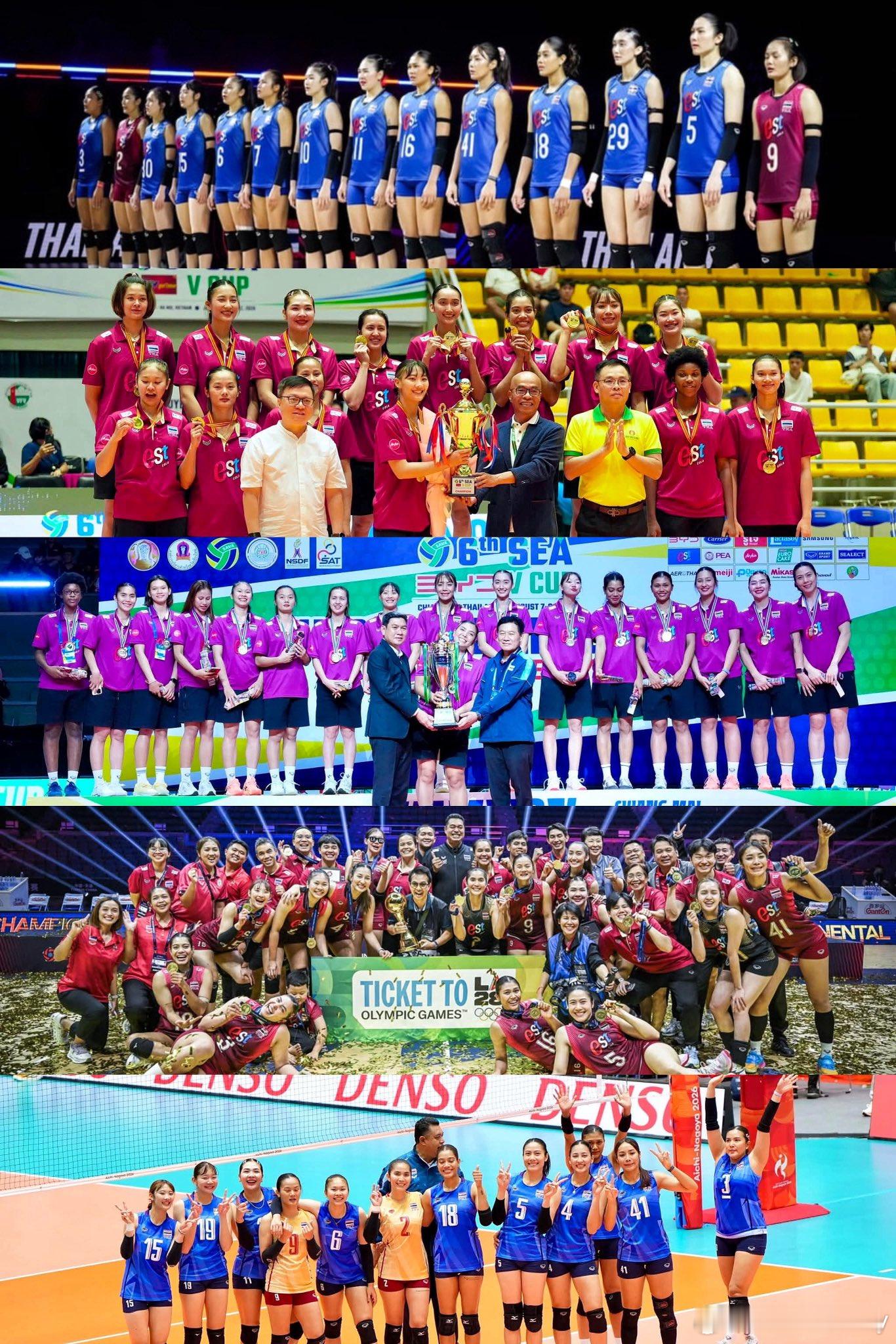 【泰国女排2026年国家队成绩单】✅VNL世界女排联赛2026一共12