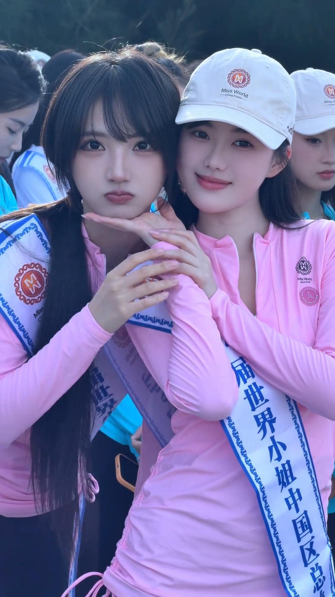 世界小姐中国总决赛1号选手高甜，2号选手陈玲玲模特选美世界小姐