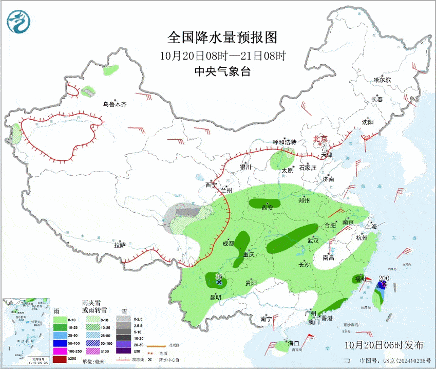 【一周天气——气温探底回升】本周（10月20日-26日），气温先低后高，周初依然