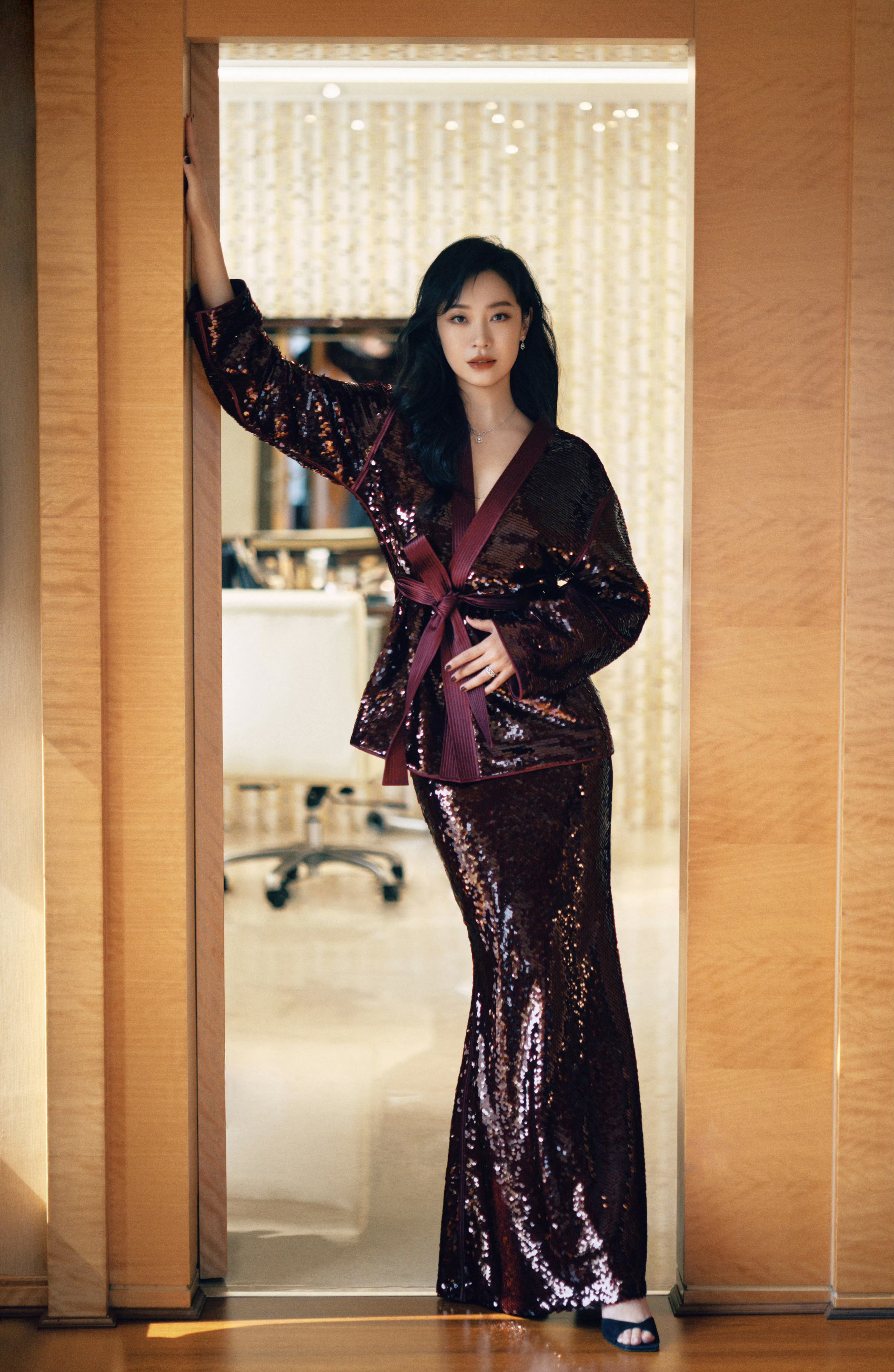 王佳佳圣诞睡衣穿搭🎄