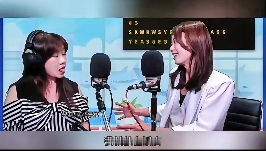 国民党发言人江怡臻接受王浅秋采访时，说台办给每个人都准备了一大盒蝴蝶酥，而她因为