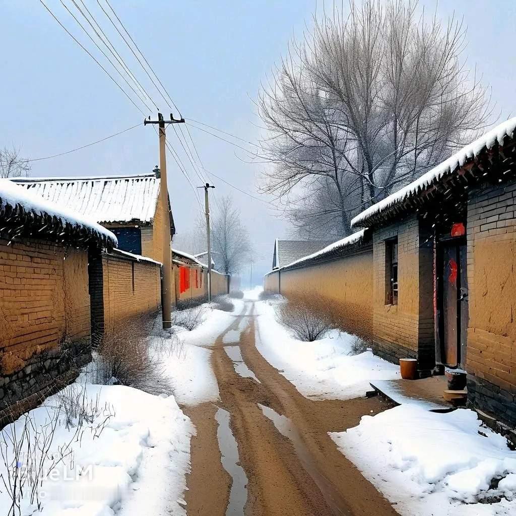 看到这个位置的景色，让我想起来了，在三十年前去姥姥家的让她牵着我的手去村子里面的