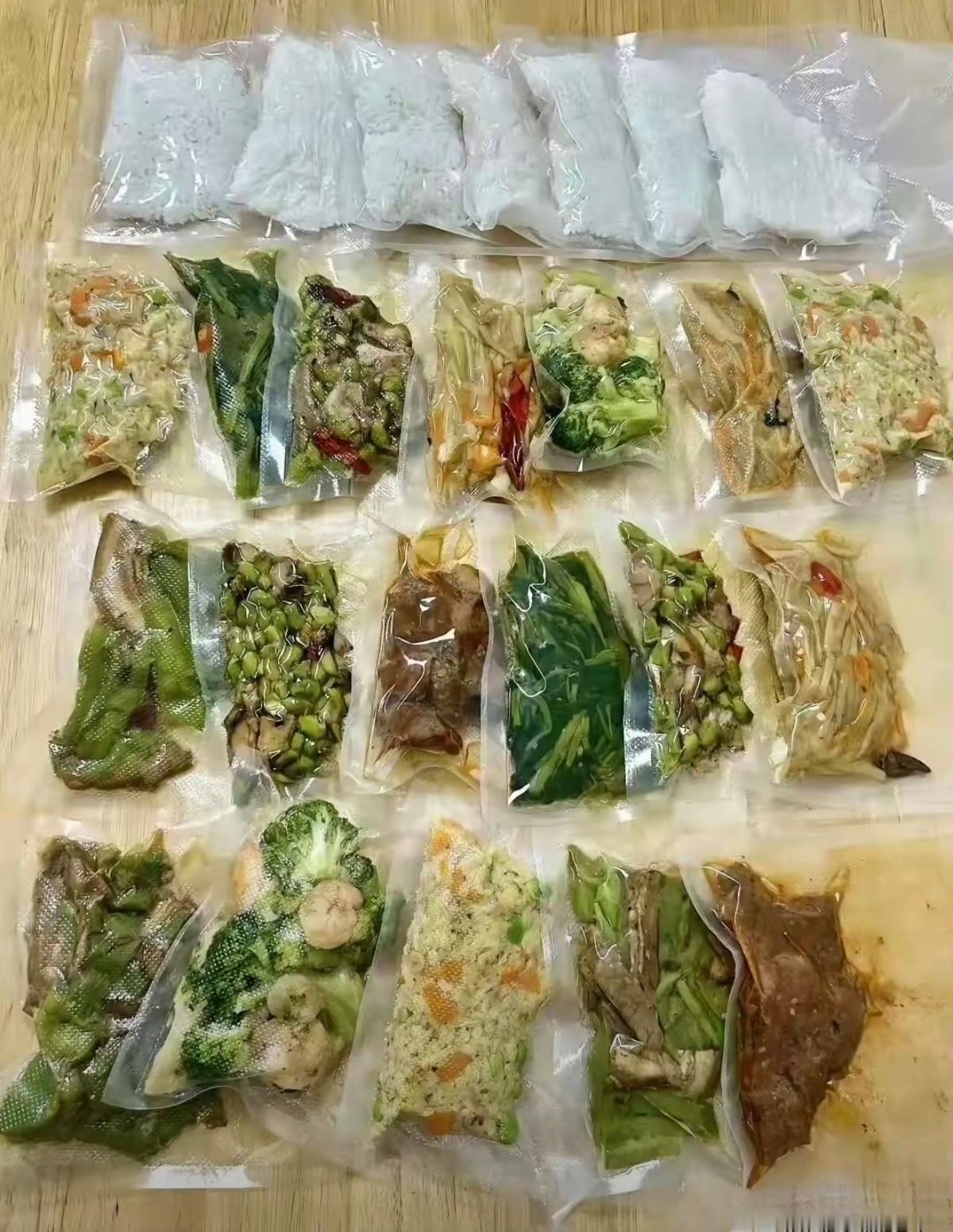一次性准备这么多菜吃一周，这个算不算预制菜？
