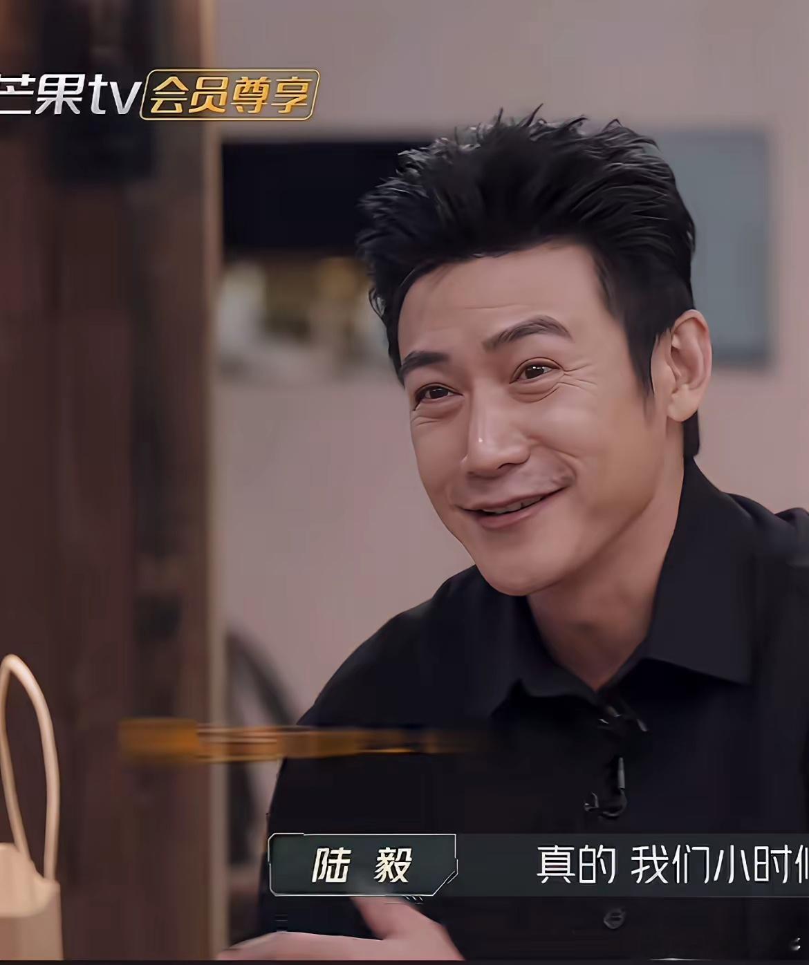 陆毅说自己是听林志颖的歌长大的。林志颖表示：你少来。陆毅说：“真的，《十七岁的雨