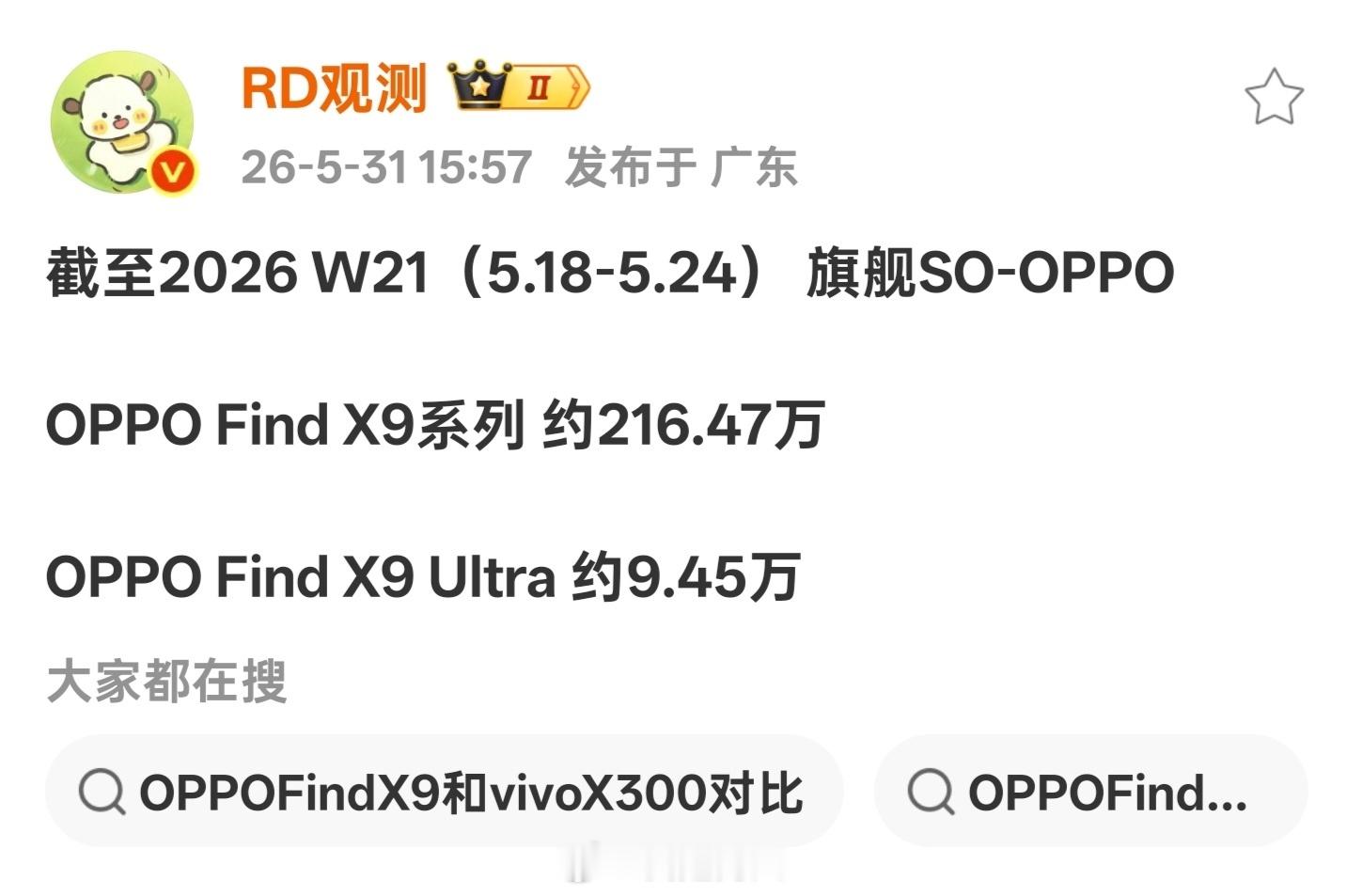 OPPOFindX9Ultra这个销量怎么样？目前算下来差不多就是一个月过