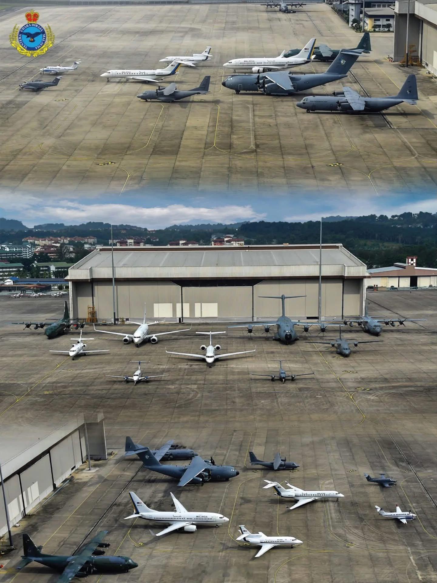 马来西亚的三种运输机：CN-235（15t）、C-130（70t）、A-400M