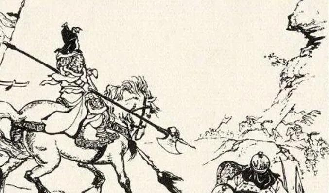 曹操挥军破翼州后，又追杀袁谭至南皮。两军对圆，徐晃劈斩袁谭大将彭安。袁谭着慌，命