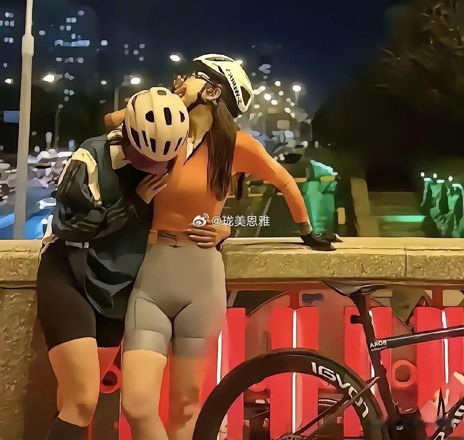 女生和未婚夫已经在筹备婚礼因为男友忙于工作没法陪她骑行她便跟着骑行队活动​​​