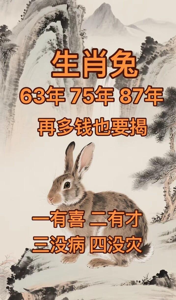 63、75、87年属兔的朋友惊喜将至