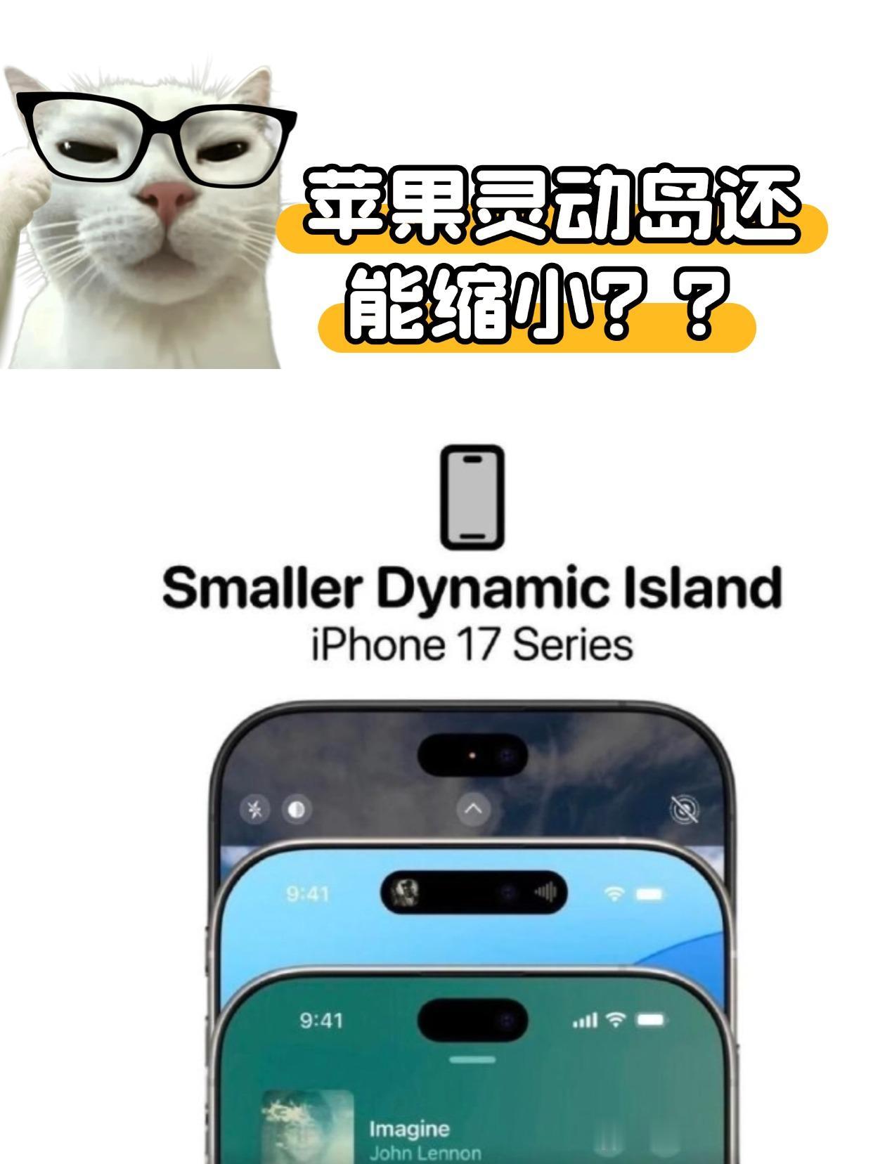 参考之前iPhone13系列就有将刘海屏面积缩小的先例，这代iPhone17