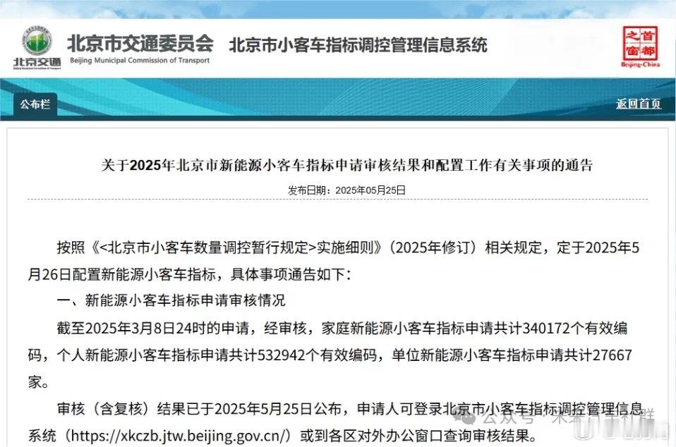 最低42分！北京今年家庭新能源指标“分数线”揭晓！看看你中了吗？🙌其
