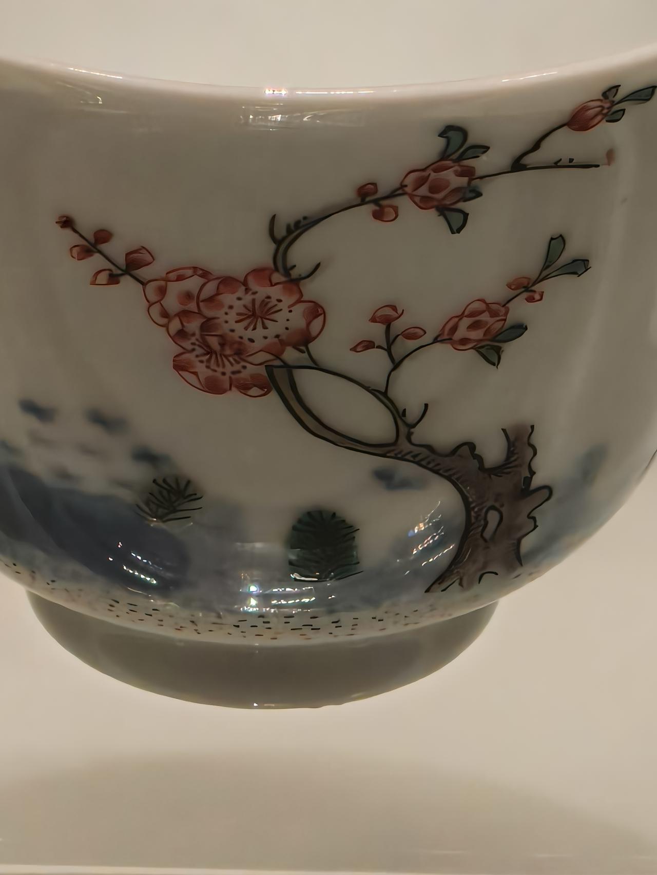 康熙五彩十二月花卉纹杯！你能说出几个？康熙瓷器