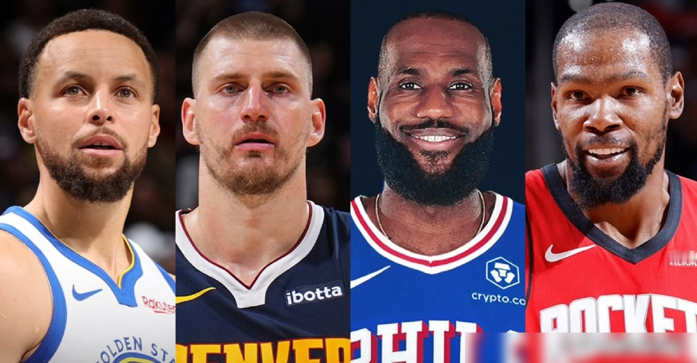 现役凑齐MVP+FMVP的，满打满算就6个人，但这里头的差距，比人和狗的差距还大。乔丹11次断层第一