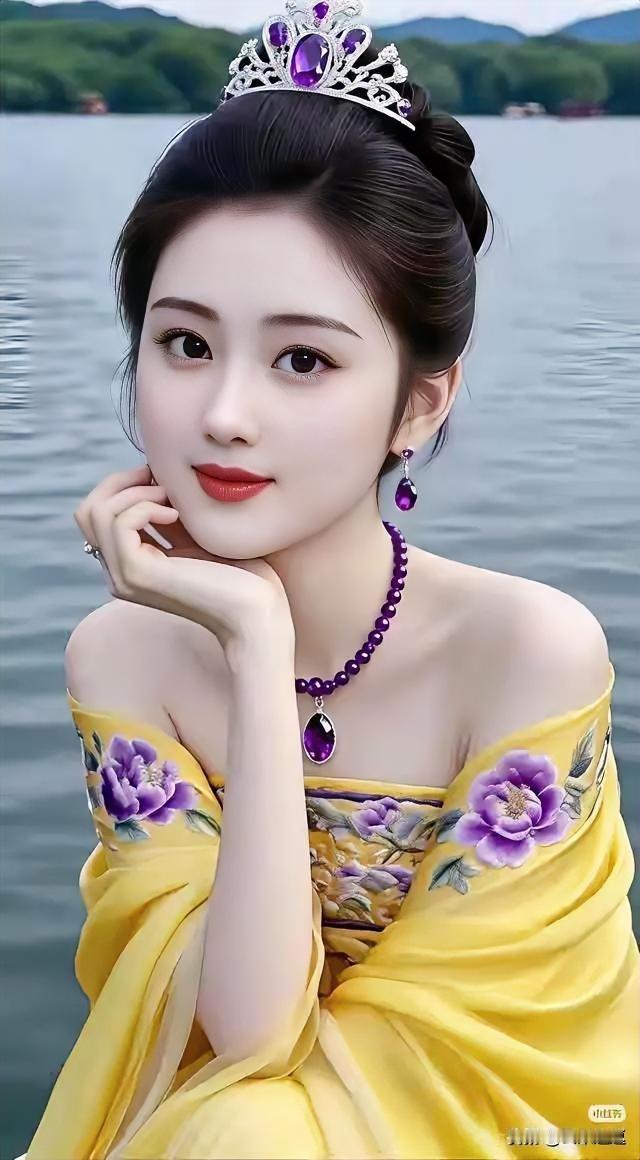 湖畔公主风，优雅气质满满！👑🌸💎