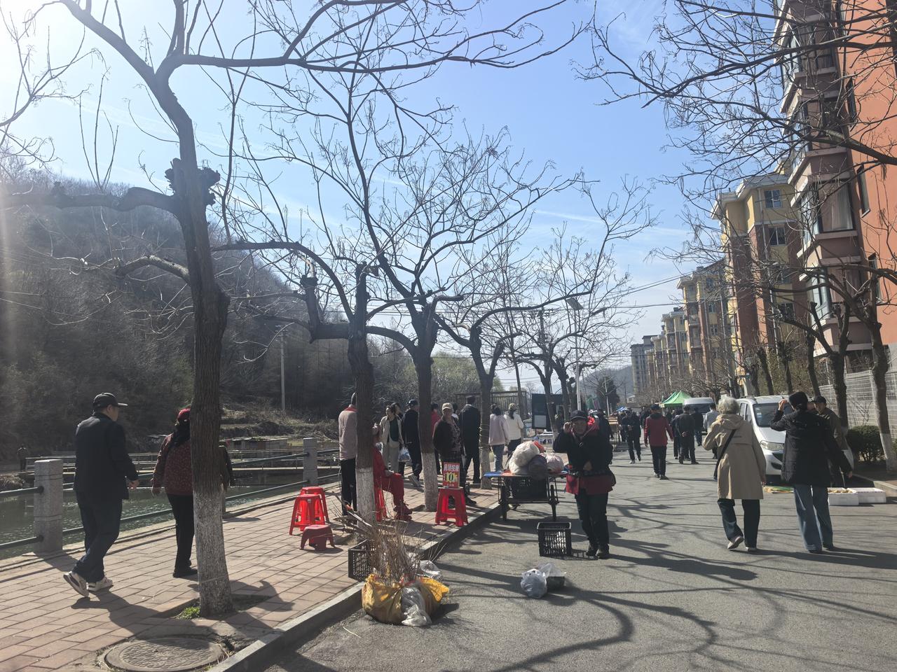 三年前的七月份来这里，人满为患。今年四月份再次来，人更多，小镇的街道，车水马龙，