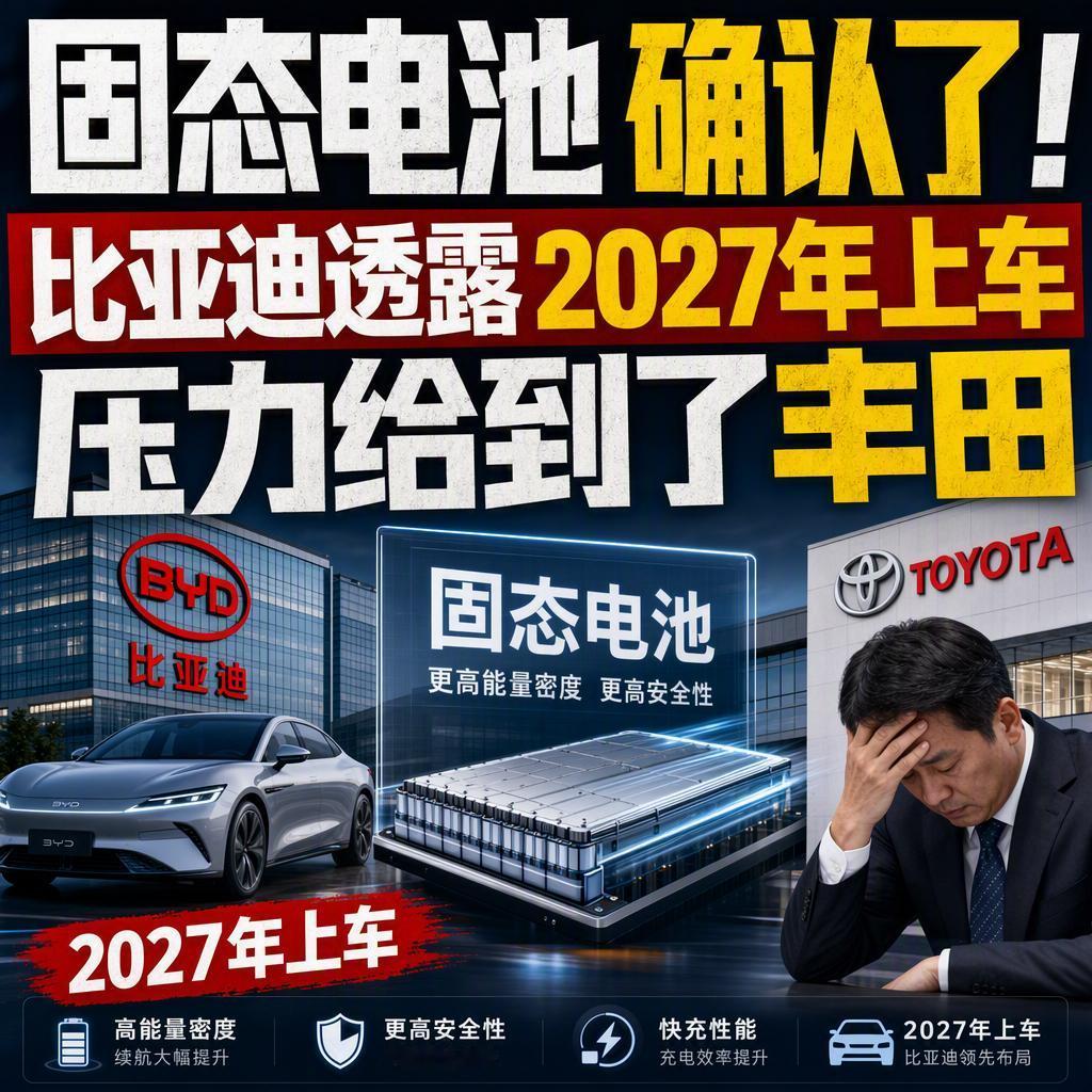 很多人觉得固态电池的王牌握在丰田手里，1300多项专利全球第一，能量密度纸面冲到