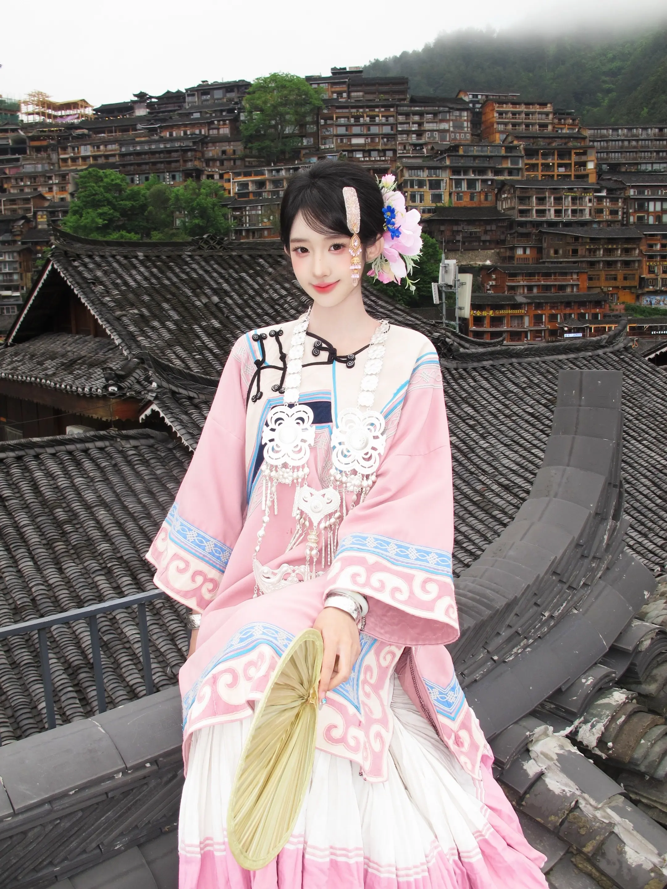 今天是千户苗寨的女儿～