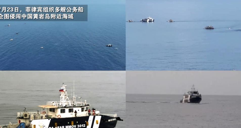 航母开过来，那就一起算账！7月30日，中国没有发抗议、没有召见谁，直接在黄岩岛拉