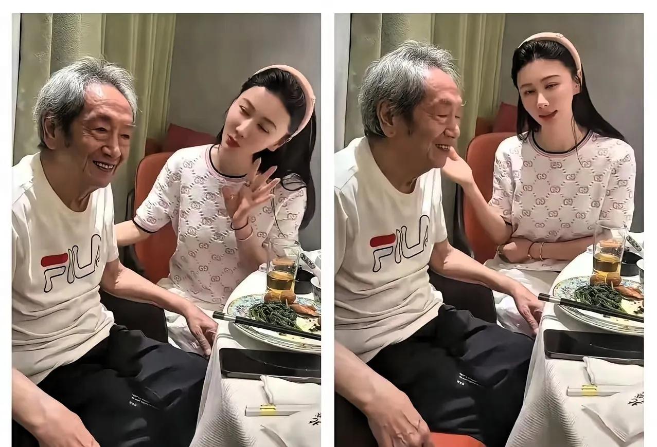 相差43岁的夫妻俩，真的好恩爱。王奎荣是影视圈公认的黄金配角老戏骨，深耕荧幕数十