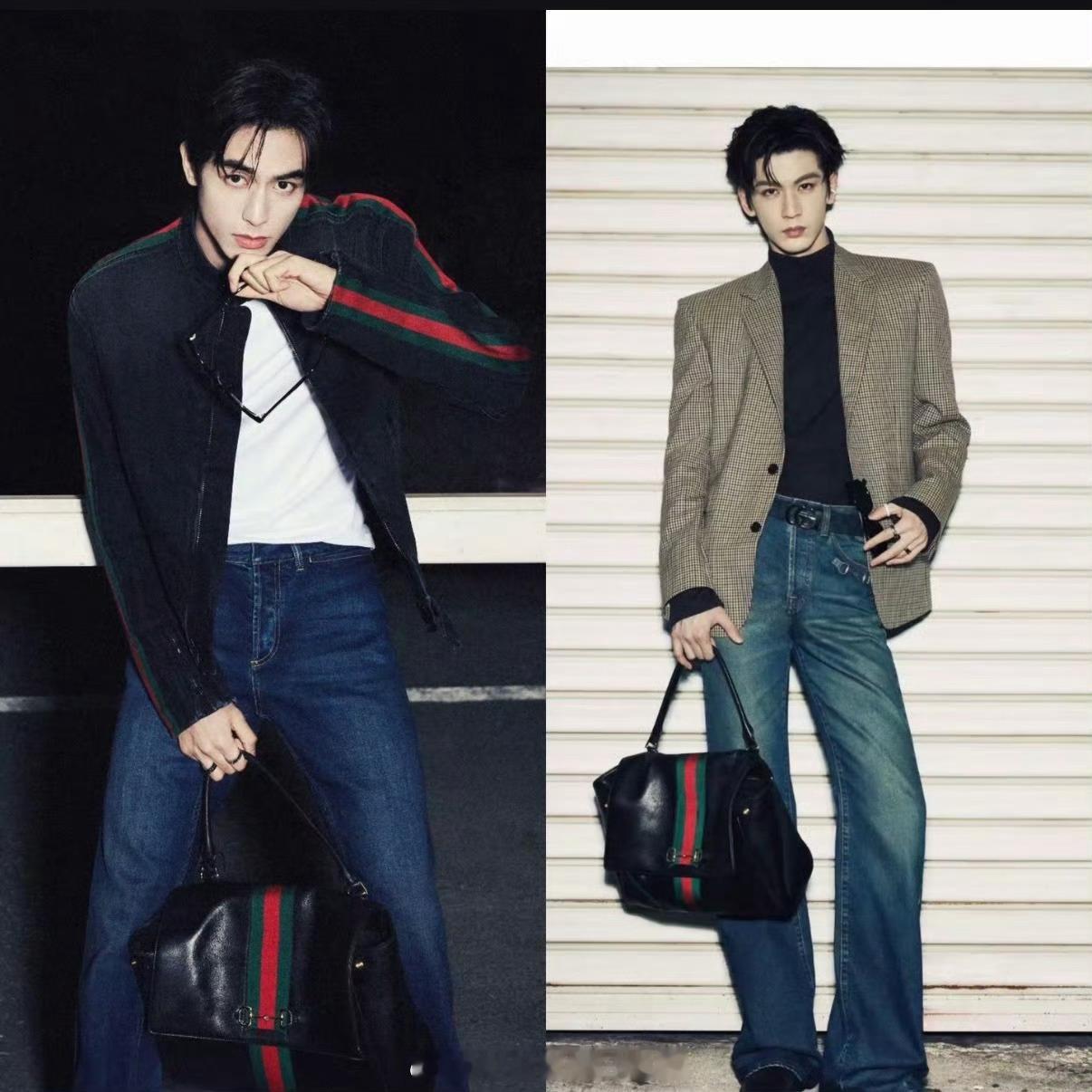 宋威龙张凌赫同品牌同姿势宣传大片，都是95生颜霸，谁赢了？？？