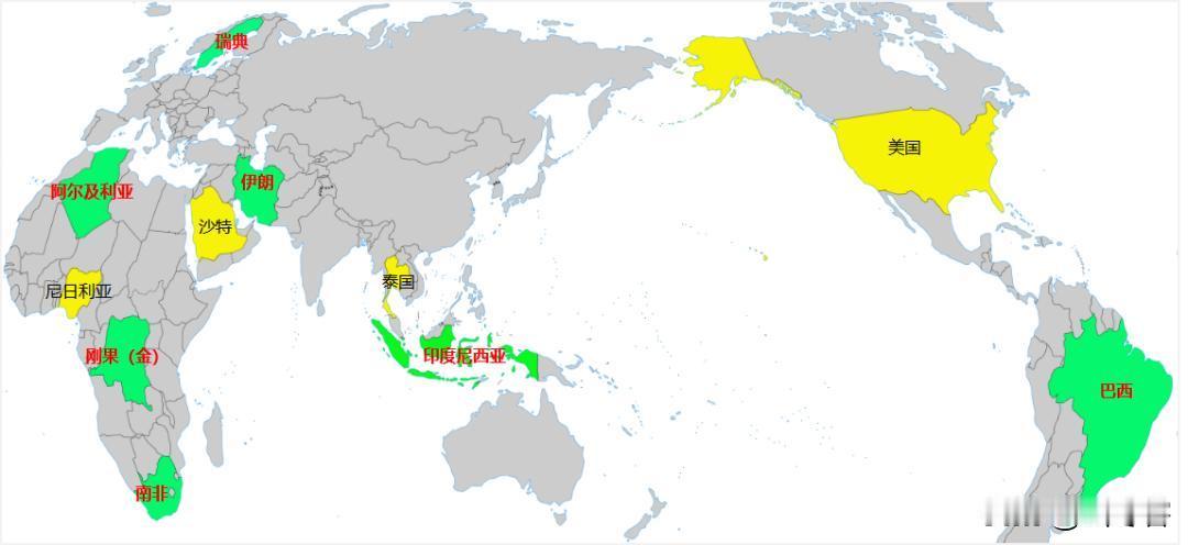 全球罕见！比所有邻国都大的国家，中美俄都没上榜在咱们的固有印象里，大国就该是