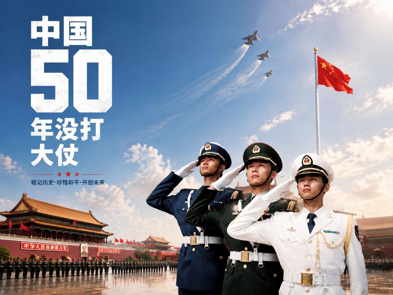 震撼，实在太令人震撼了！为什么中国军队将近五十年没有打大仗，却依旧能威慑各国，让