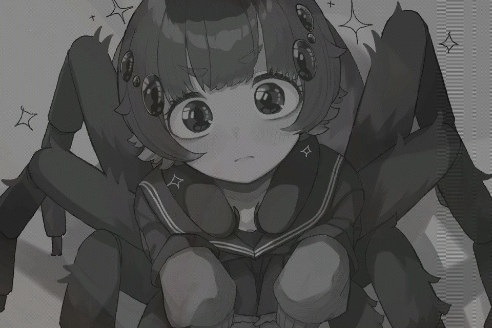 可爱的蜘蛛娘​​​
