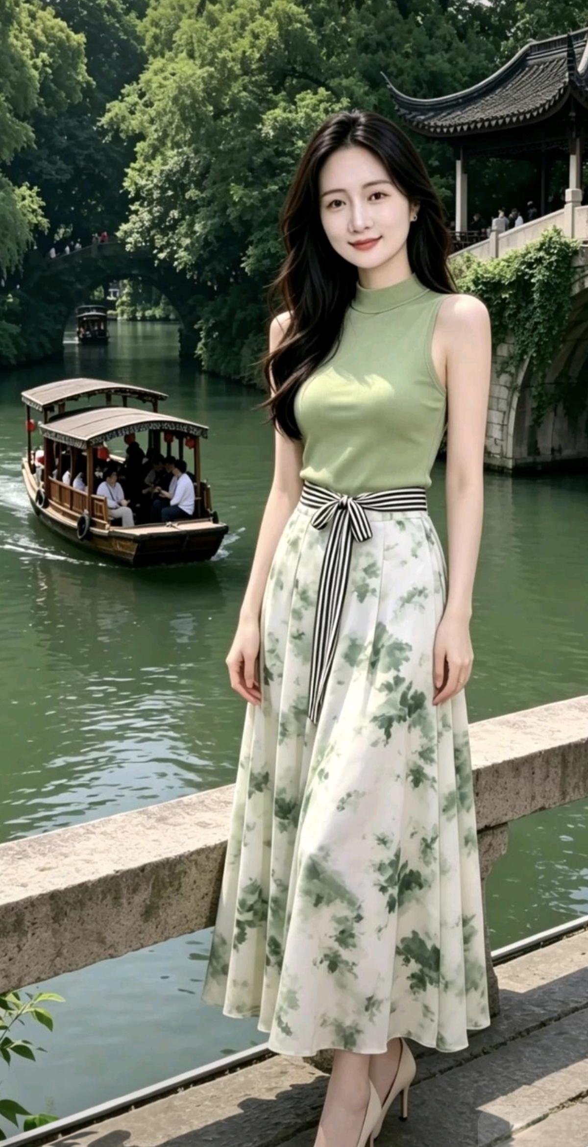 我没兴趣去坐船，只想沿江慢游览。闺蜜来了就出发，…………………………请你
