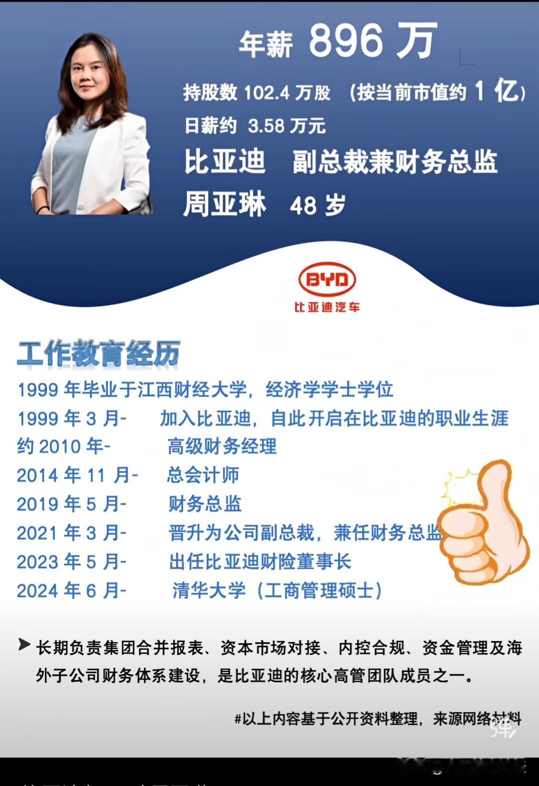 看一看大厂高层大佬的年薪。美的，小米和比亚迪。所以干的好的私企，收入还是很高的。