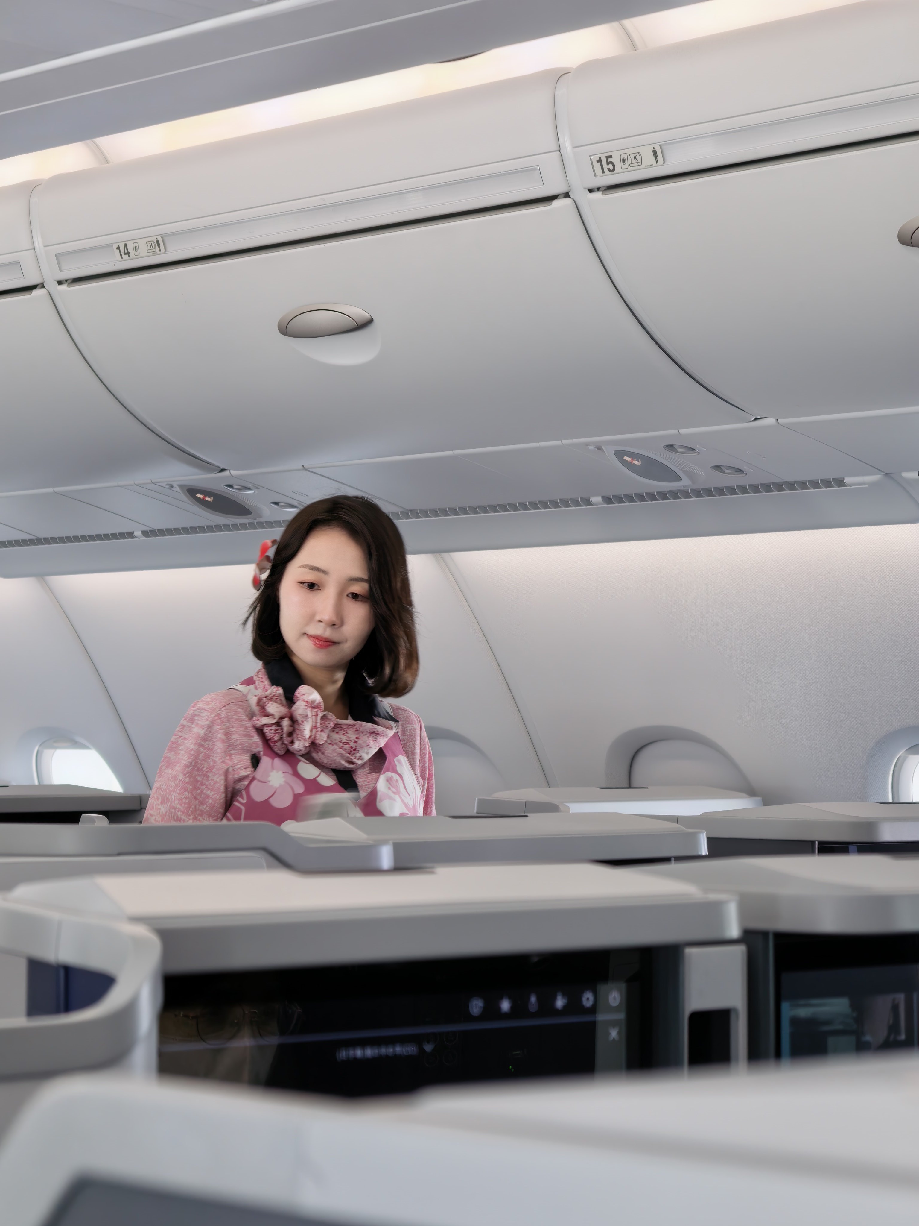长相甜美的全日空空姐​​​