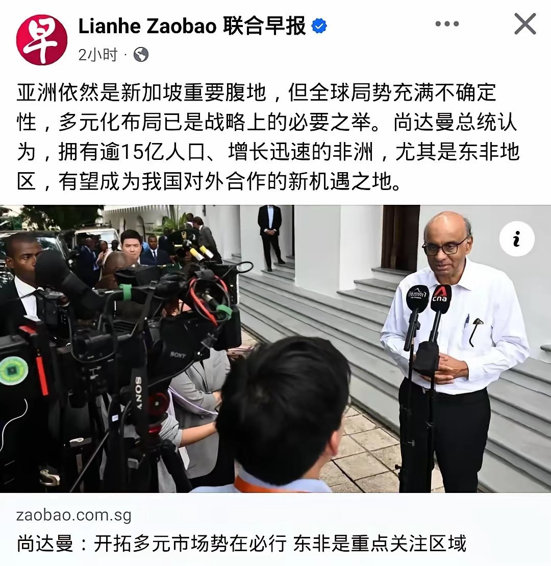 实在不吐不快！何为腹地？正常表述本该是新加坡以亚洲为腹地，可原文偏偏说成“亚洲