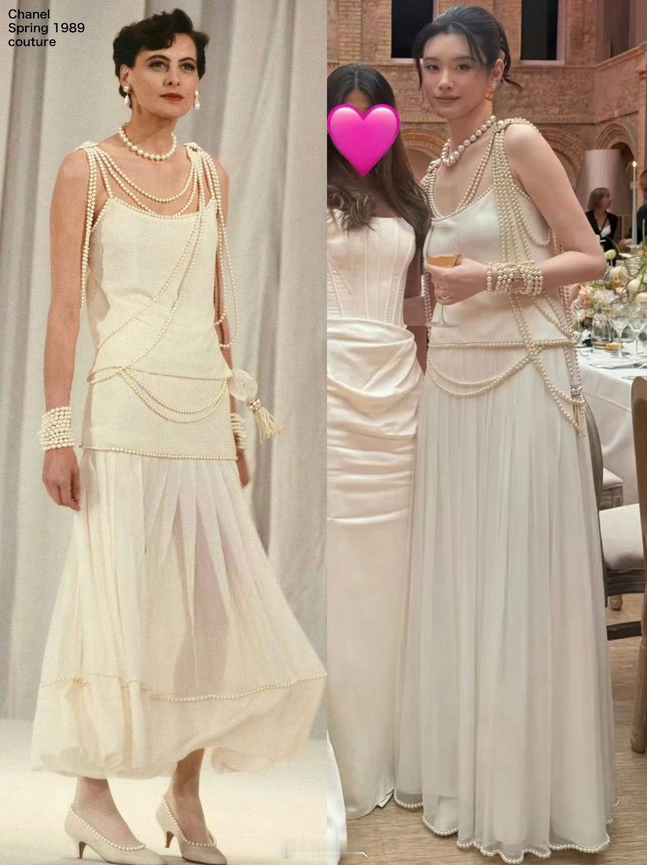 奚梦瑶古董高定裙奚梦瑶这回结婚三套礼服都挺好看的，尤其最后一套香奈儿珍珠古董高定