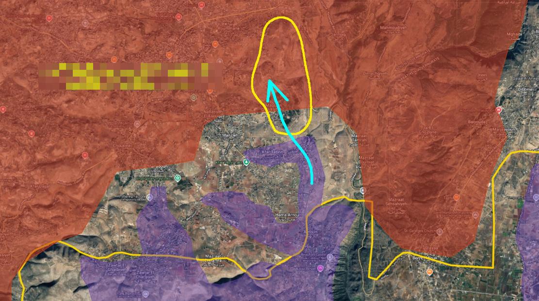 以色列国防军（IDF）夺取战略要地阿里·塔赫尔山（Alial-TaherHi