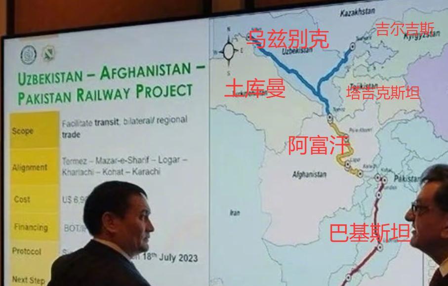 乌兹别克、阿富汗、巴基斯坦铁路的建设方，只能是中国，要不然真的很难协调关系！三国