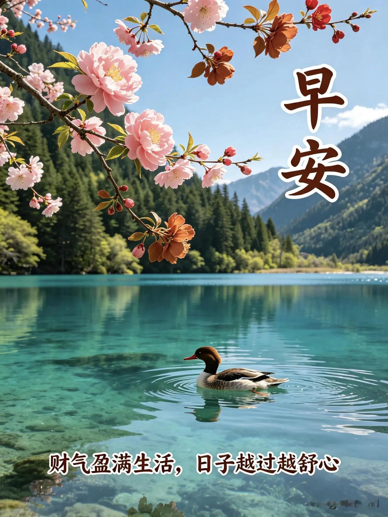  万物复苏，暖意渐浓，新的一天，愿你眼里有光，心中有暖。