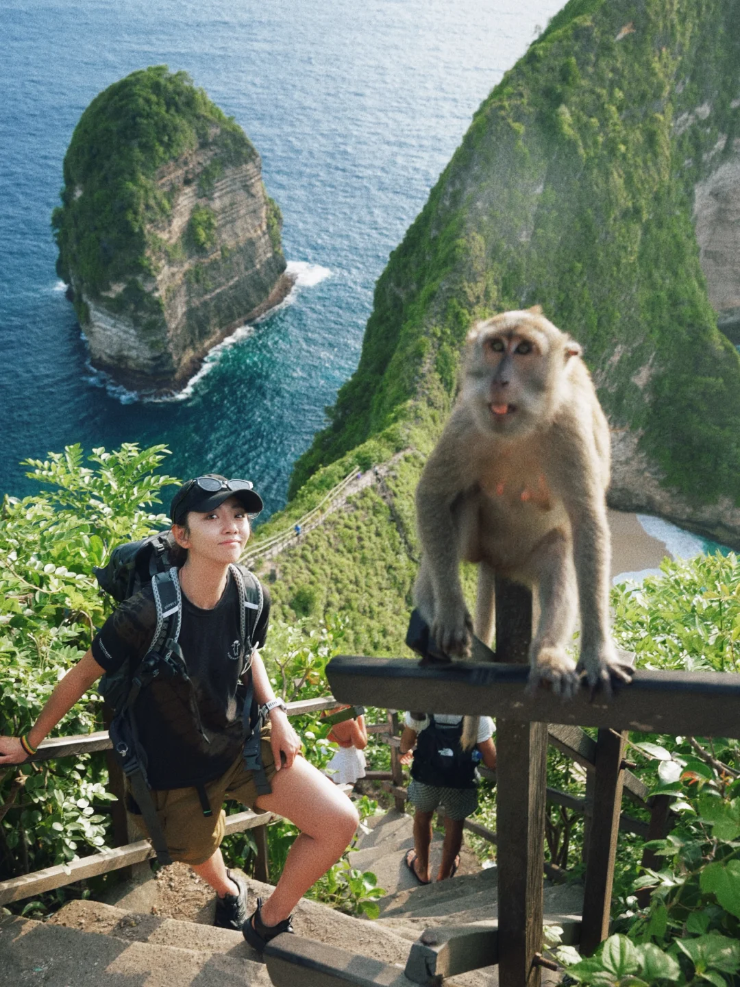 吃苦才能看到的风景，非常值得。巴厘岛佩尼达