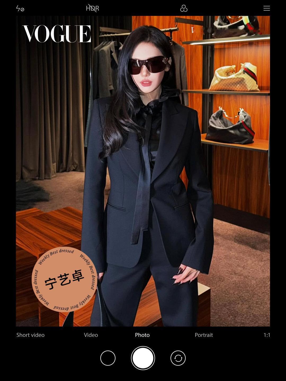 VOGUE×一周最佳穿搭📸巴黎时装周女星👸宁艺卓、刘浩存、窦靖童、Ro
