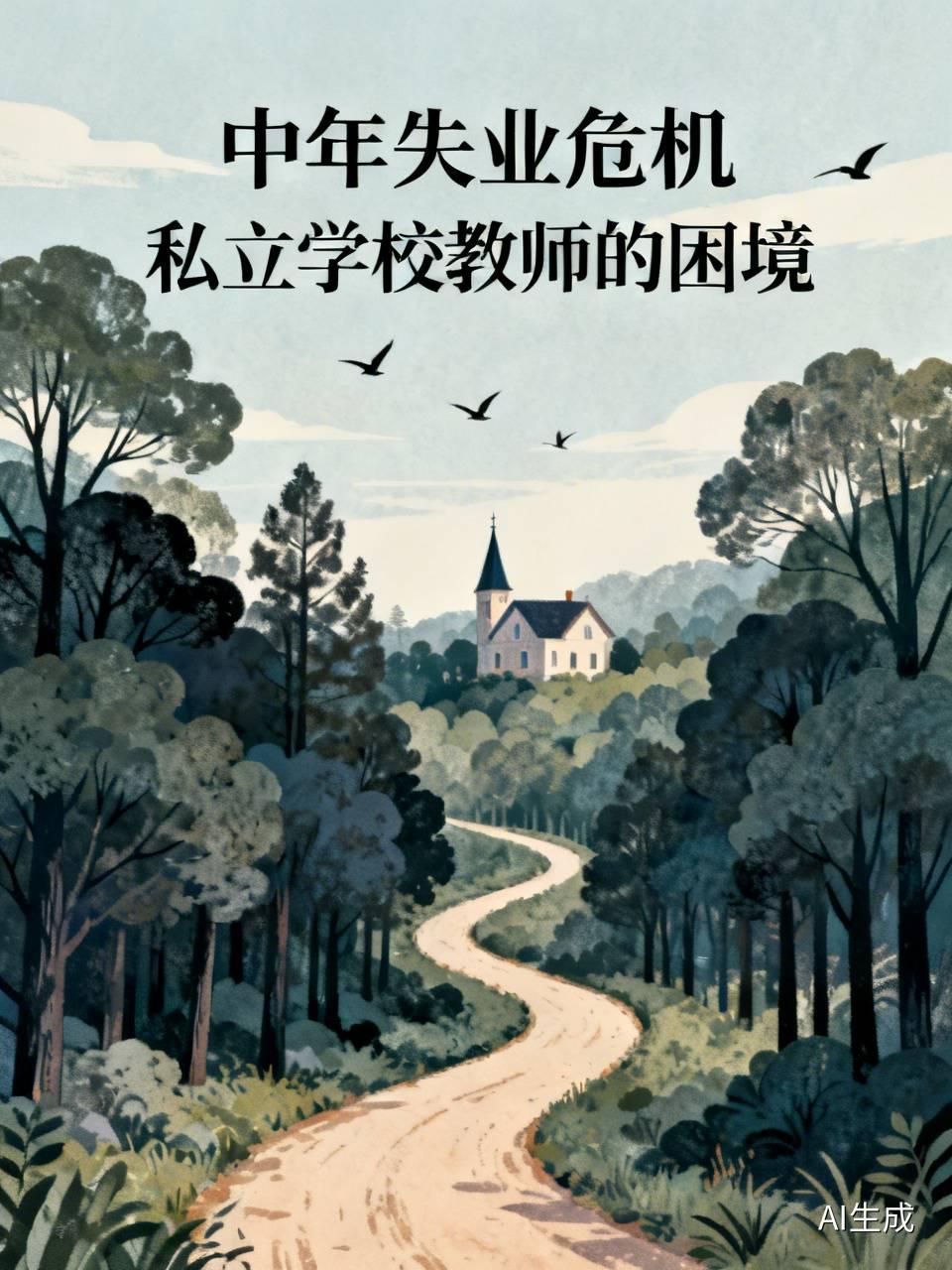 作为一名私立学校的老师，我可能要面临中年失业的局面了。昨天，校长深夜打电话给