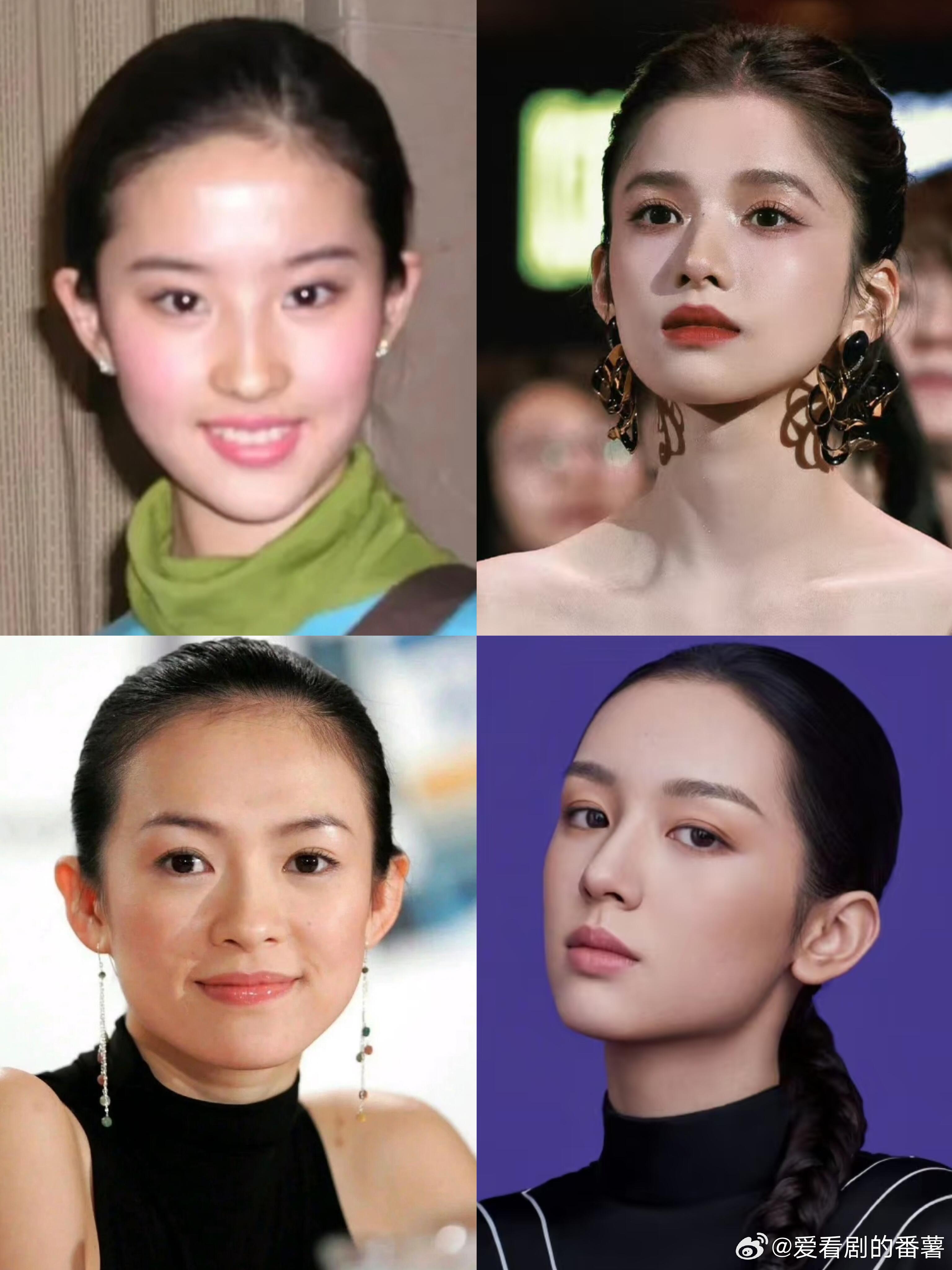 顶级骨相根本就不需要修饰的...真正的大美女完全扛得住任何造型贴头皮大光明都还是