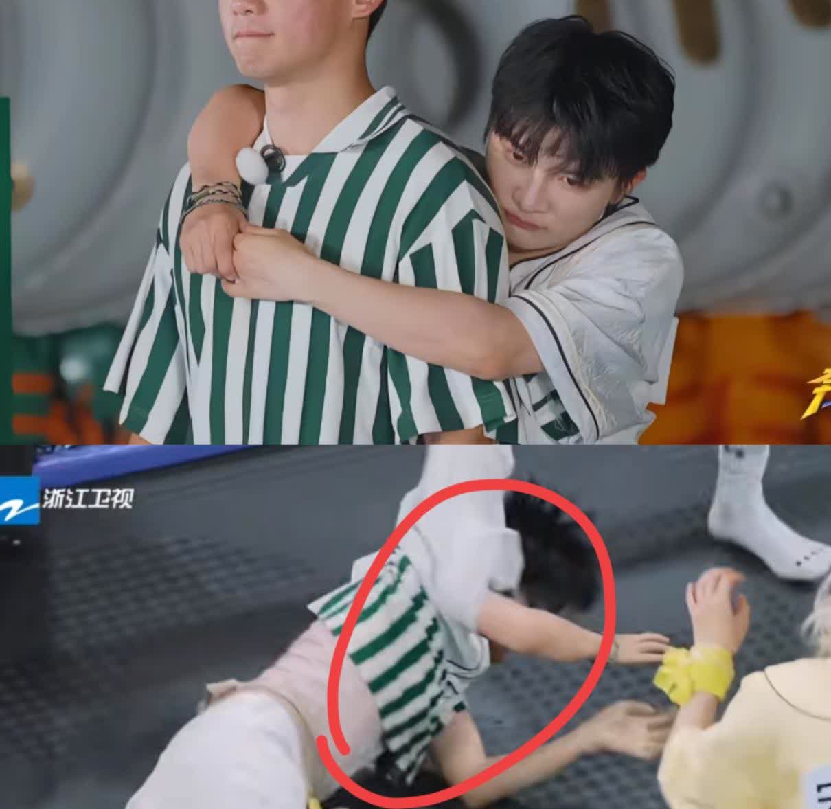 节目组估计已经发现了周深身上有一个特点，浙江台的导演都有问题，撕